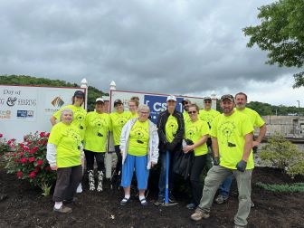 Volunteers pose for a photo at the 2024 Day of Caring and Sharing in Allegany County, Maryland